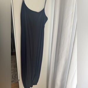 Forever 21 Sleek Black Midi Dress